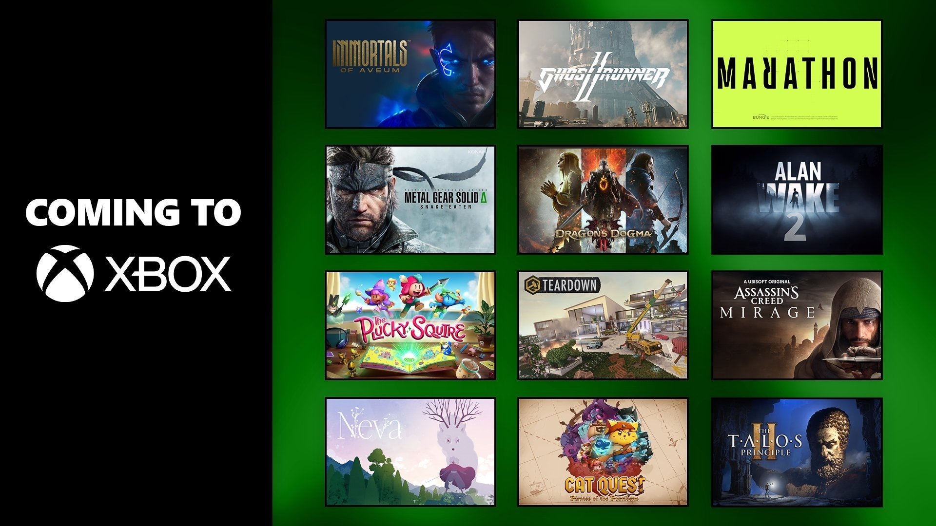 Xbox co-op games coming 2025